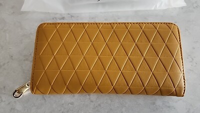 TAN TOMI Wallet for Women Vegan Leather Card Holder Zip Womens Wallet Large 409