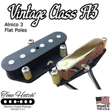 Tone Hatch Handwound Vintage Class A3 Telecaster Pickups Set, Made 2 Order