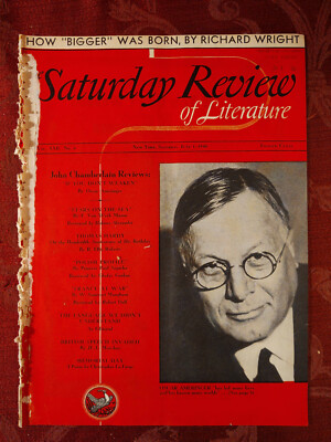 Saturday Review June 1 1940 Oscar Ameringer H L Mencken Richard Wright  