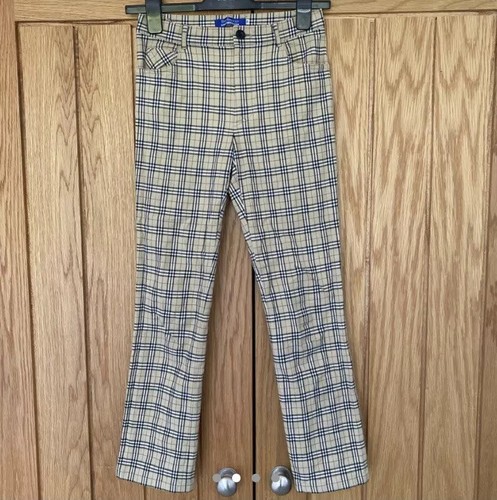 Burberry Nova Check Trousers, Size 36 
