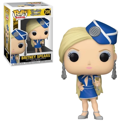 BOX DAMAGED Funko Pop! Rocks: Britney Spears - Toxic Stewardess #208 #52033