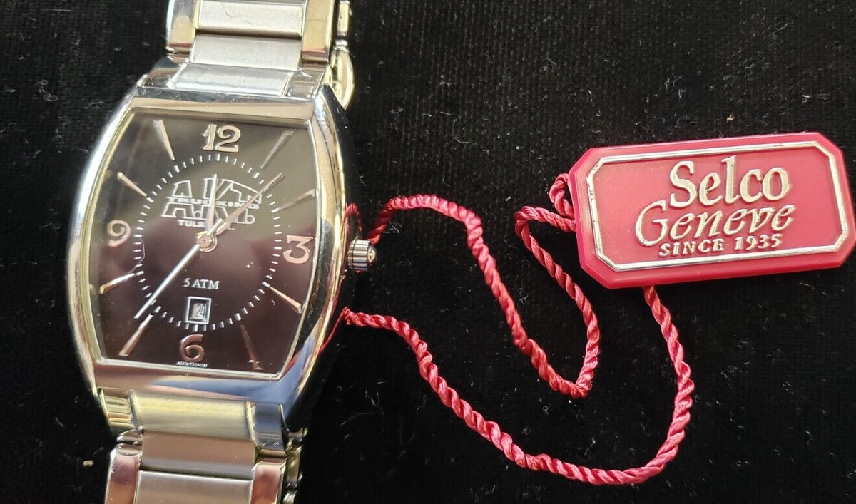 Selco Geneve watch model s-29332, 5ATM, 5j, 785 movement, running