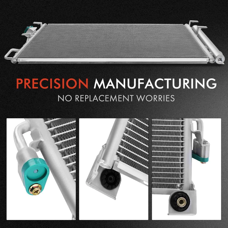 Kit de refrigeração de radiador e condensador CA para Mitsubishi Outlander 2003 2004 2005 2006 - Imagem 4 de 4