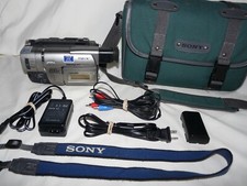 Sony CCD-TRV37 HI8 8mm Video8 camera Camcorder VCR Player Video Transfer