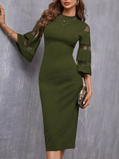 Vestiti da donna verde di festa, cocktail Acquisti Online su