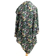FURST VON METTERNICH GRAPES BLACK SQUARE Silk scarf 43/42 in A78