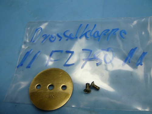 Yamaha FZ 750  Typ 1FN  Drosselklappe Klappe Throttle Valve Vergaser Carburetor