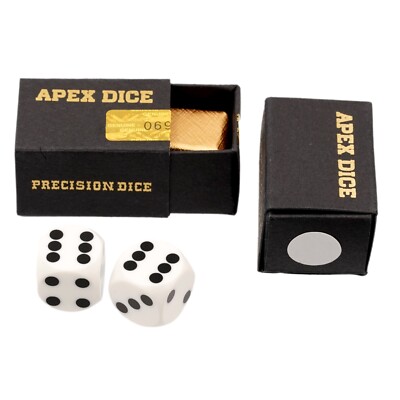 Precision Backgammon Dice **SECURITY SEALED** Professional Backgammon Dice