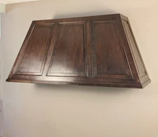 Antique French Walnut Wood Fireplace or Range Hood/Surround