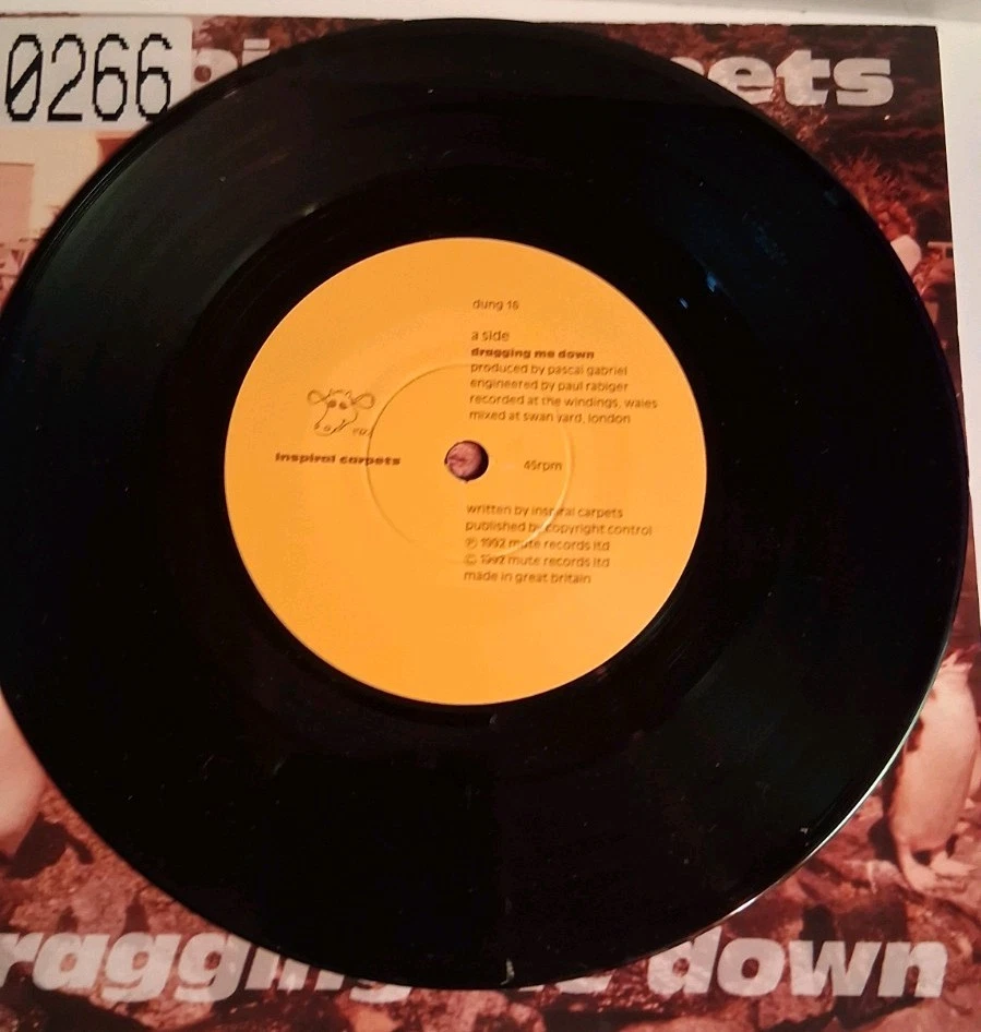 Inspiral Carpets 7-inch vinyl single record dragging me down BRAND NEW - Image 3 of 4