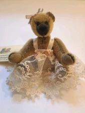 OOAK Miniature Artist Bear "Faith" Signed Elizabeth Lloyd of England 5 Point '09