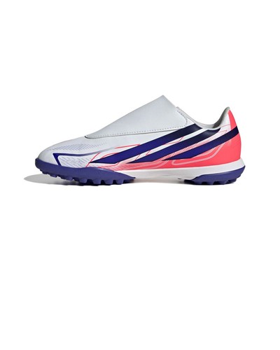  Fußballschuhe Fußball Jungen Kinder Adidas F50 Hyperfast Club Turf Weiß  - Bild 6 von 20