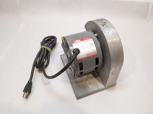 H.L. Worden No. 610 Art Glass Wheel Grinder Glass Tool w/ DAYTON 3M586 Motor