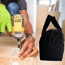 Sturdy Fabric Tool Bag Wide Opening For Easy Access Heavy Duty Storage