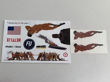 BoJack Horseman Stickers Temp Tattoos w/ Other Netflix Stickers - RARE - SXSW