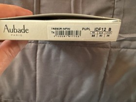 Aubade Tresor Infini Triangle Bra Red with Jewel 36B NWT