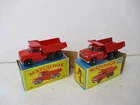 Matchbox Lesney Regular Wheels 2X #48 Dodge Dump- 3/4 & full cast bases, boxed