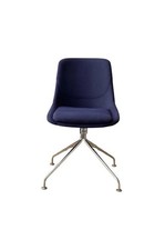 Brunner Swivel Lounge / Reception Chairs - Chrome Frame - UK Delivery