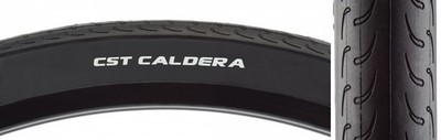 CST Caldera 26x1.5 Reflective Road Tire - Puncture-Resistant, Long-Wearing, for