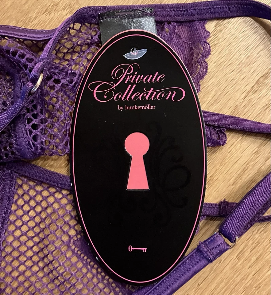 Hunkemöller Private Collection Brazilian Slip Gr. M lila sexy Dessous Brasilian - Bild 4 von 4