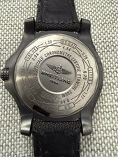 Breitling 44 Avenger Blackbird Titanium Watch V17311 Box and Papers 2