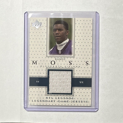 Upper Deck 2000 Legends Legendary Game Jersey Randy Moss Vikings #LJ-RM