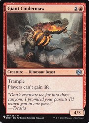 Giant Cindermaw - The List Reprints
