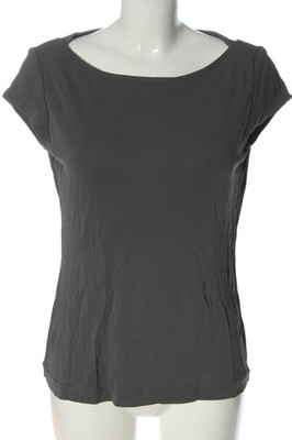 ROBERTA PUCCINI BY BARONI Kurzarm-Bluse Damen Bluse Gr. DE 40 hellgrau