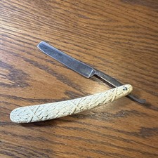 Vintage electric cutlery co straight razor Newark