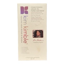 Deep Conditioning Argan Oil Paper Hair Mask - Kim Kimble’s 4pk - Layered Cap New