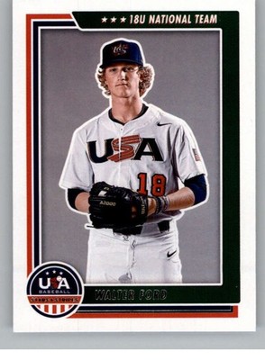 Walter Ford RC 2022 Panini Stars-Stripes USA Baseball Rookie #72