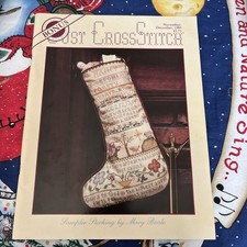just cross stitch Bonus Holiday Christmas Issue, Nov-Dec 1985. some miniatures.