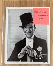 1 Fred Astaire (circa 1936, for RKO) original linen paper publicity still
