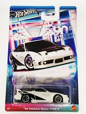 2025 Hot Wheels - 96 Nissan 180sx Type X - 90s Street Scene 15 White Nip
