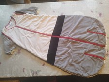 grauer Sterntaler Schlafsack mit abnehmbaren &Auml;rmeln Gr.130cm