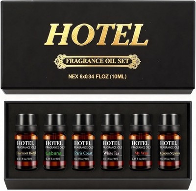 Hotel Collection Luxury Scent for Diffuser Oils Set Inspired by Iconic 5-Star Ho