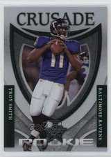 2007 Leaf Rookies & Stars Rookie Crusade Green 40/100 Troy Smith #RC-1 9bp
