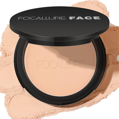 FOCALLURE Flawless Pressed Powder, Control Shine & Smooth Complexion, Pressed Se