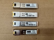 LOT OF 4 Cisco Original GLC-T 1000 BASE-T SFP Copper RJ-45 Transceiver 30-1410