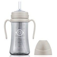 GROSMIMI Spill Proof no Spill Magic Sippy Cup with Straw with Handle for Baby an