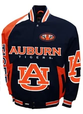 Auburn Tigers Franchise Club Spirit Twill Jacket - Navy