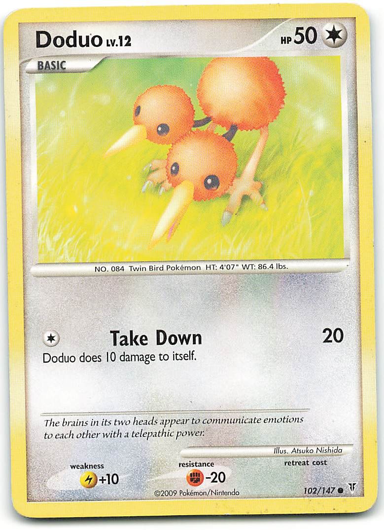 Doduo 102/147 Common Supreme Victors Pokemon