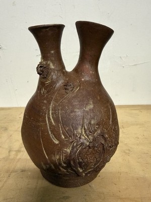 Vintage 1968 Werner Studio Pottery Double Spout Wedding Vase
