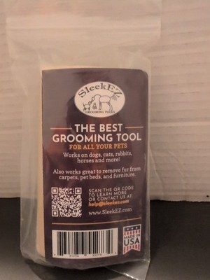 SleekEZ Grooming Tool 5  Stainless Steel For Animals, Furniture, Auto And More
