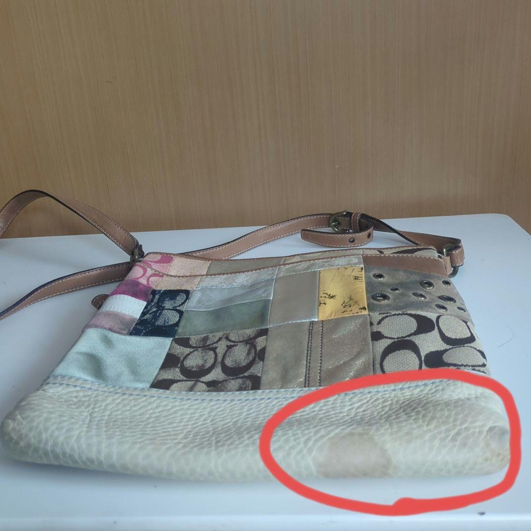 Coach Shoulder Bag Patchwork Leather Multicolor A… - image 16