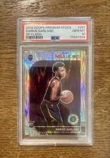 2019-20 NBA Hoops Premium Variation Darius Garland #251 Flash Prizm RC PSA 10