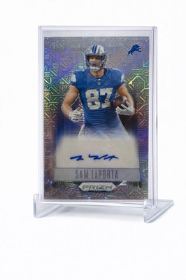 2024 Prizm Deca Sam Laporta Mojo Auto /25 Detroit Lions