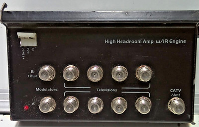 Channel Plus Model H838HHR High-headroom 3 x 8 Coax Panel Amplifier