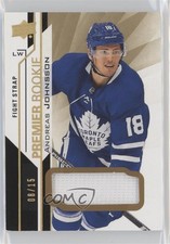2018 Premier Rookie Premium Materials Fight Strap 8/15 Andreas Johnsson #83 1b6