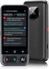 Language Translator Device No WiFi Needed, 2026 Upgraded AI Translator Support